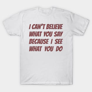 vintage quotes // james baldwin T-Shirt